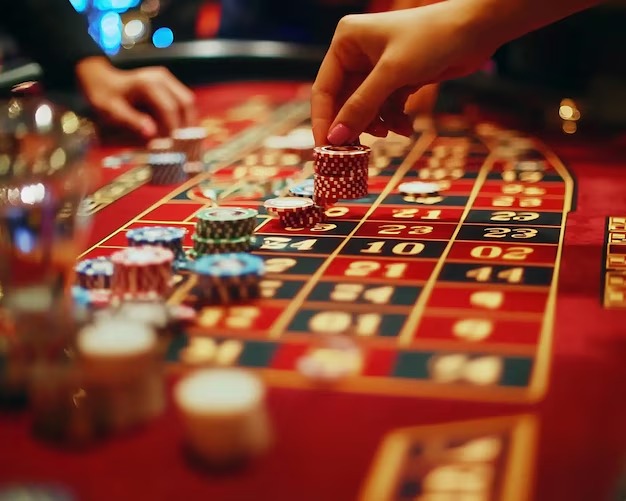 Live dealer studio interface displayed on a mobile phone